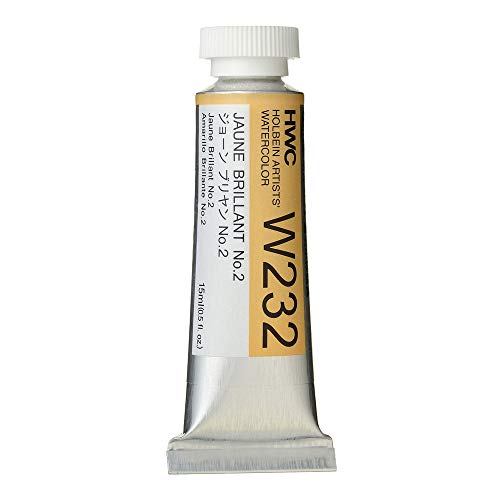 Holbein Artists' Watercolors - Jaune Brillant #2 - 15ml Tube