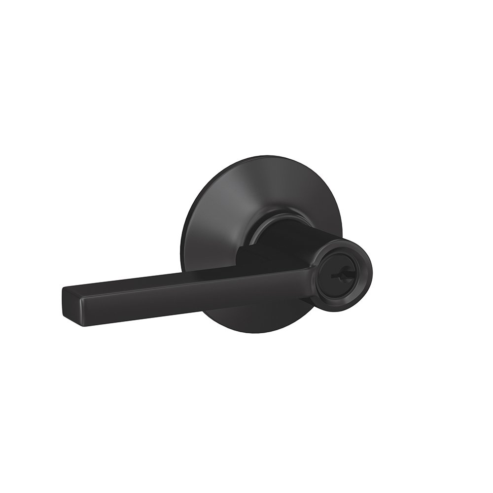 F51 V LAT 622 Latitude Entrance Lock Lever, Matte Black