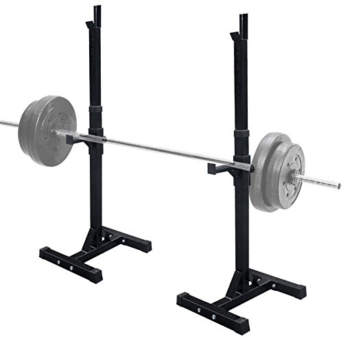 2pcs Adjustable Rack Standard Steel Squat Stands Barbell Free Press Bench 4.8 Average Based on 6 Product ratings 5 5 4 1 3 0 2 0 1 0 Would Recommend Good Value