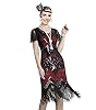 Women 1920s Gatsby Vintage Sequin Flapper Fringe P... #1