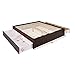 Prepac Select King 4-Post Raised Platform 4-Drawer Storage Bed, Modern King Storage Bed with Drawers 83