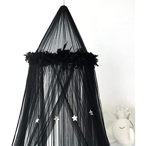 Cama de verão com dossel mosquiteiro com cúpula suspensa estilo princesa mosquiteiro de porta única