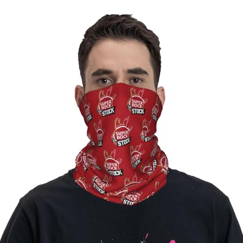 GTTDFASJ Multifunción Bufanda Super bock (7) Bandana para el cuello con estampado bufanda multifunción para correr unisex para adultos para todas las estaciones