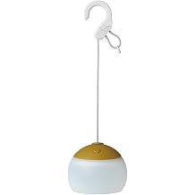 Snow Peaks Hozuki Lantern, Moss, ES-070GR, Made in Japan, Lifetime Product Guarantee, Lightweight, Compact for Camping or Backpacking, Camping Light