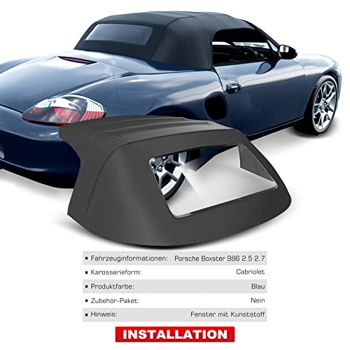 Frankberg Cabrioverdeck Softtop Verdeckbezug Schwarz Kompatibel mit Z3 Roadster E36 1996-1999 3er E36 1994-1998 3er Cabriolet E36 1994-1999 Replace# 10-04-E36-031