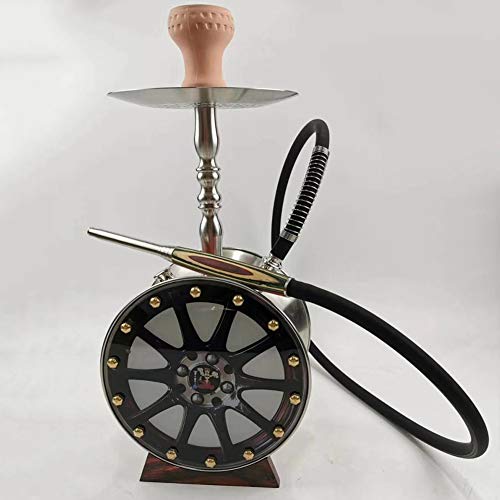Rteanb Hukahn-Edelstahl-arabische Hukahn-Zubehör-Hukahn-Haken-Pfeife-Pot-Shisha for bessere Shisha-Hukahn Rauchergenuss… – Bild 4