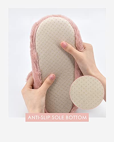Image of DICUIRD Womens Slipper Socks Comfy&Warm Animal Non-Skid Bedroom Slipper Booties