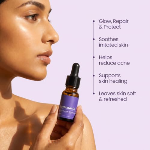 Image of My Pahadi Dukan (MPD) Lavender Essential Oil 10 ml, 100% Pure & Undiluted, Steam Distilled Natural Lavender Oil for Aromatherapy, Relaxation, Sleep, Skin, Hair & Scalp Care, No Paraben, Sulphate or Mineral Oil