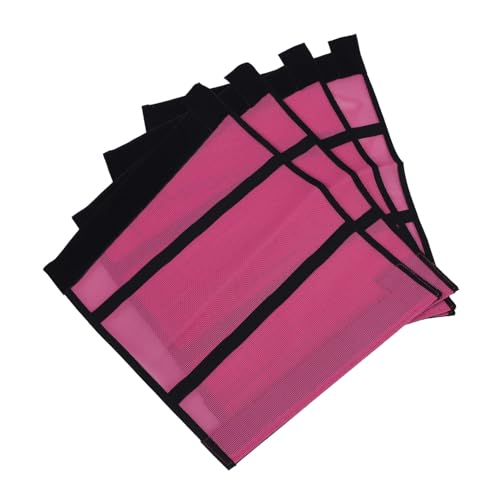 4 peças de capas de perna de cavalo respiráveis leves e protetoras leggings com mosca de cavalo para