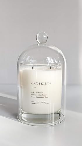 Glass Bell Jar Cloche with Round Display Pedestal Large | Antique Farmhouse