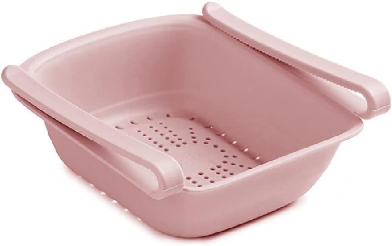 FMURY Refrigerator Stretchable Organizer Drawer Basket Refrigerator Drawers Fresh Spacer Layer Storage Racks Food Vegetable Organizer(Black-JoJo's Bizarre Adventure1)