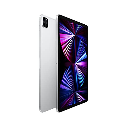 Image of Apple iPad Pro (3rd Generation, 11-inch, 2021), 512GB, Wi-Fi, Silver (Renewed Premium)