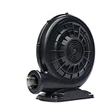 AMRTTWY Soplador De Polvo Portátil. Soplador De Turbina con Ventilador Centrífugo Sin Escobillas Adecuado For Castillos Inflables, Casas Inflables Y Barbacoas Limpiador De Polvo Eléctrico(Black370)