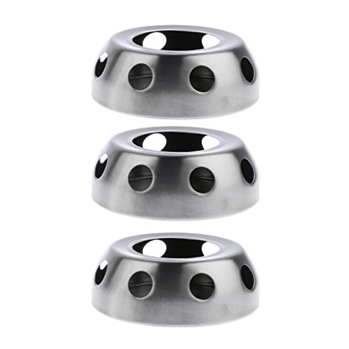 YIJU 3 Unidades de aço Inoxidável Portátil para Acampamento com Queimador de álcool E Fogão a álcool