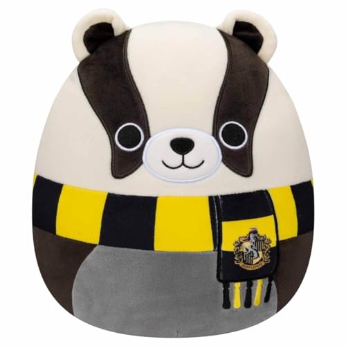 Squishmallows Blaireau Poufsouffle Harry Potter cadeau idéal anniversaire