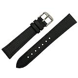 RUIXUAN Quick Release Nylon Sailcloth Watch Band, Nylon Full Grain Leather Replacement Watch Strap w