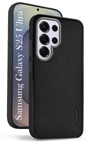 Image of Jkobi Rubberised Back Cover Case for Samsung Galaxy S25 Ultra (Textured Grip Design | Micro-Fiber Cloth Inside | Slim and Light Weight | Soft Touch and Feel)