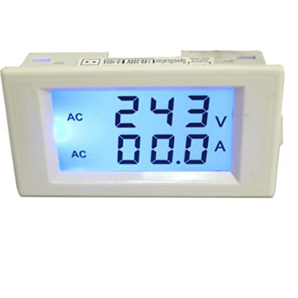 AC 80 300V 100A Digital LCD Ampere Voltage Meter A mmeter Voltmeter White (B07ZFVF39N) Amazon Price History, Amazon Price Tracker