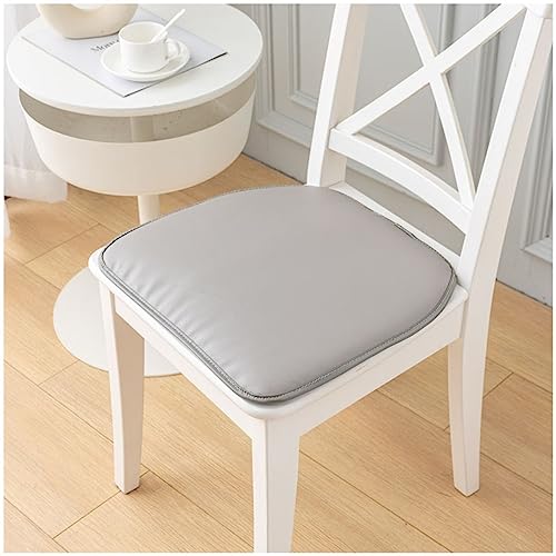 Cojines de asiento de cuero impermeables y cómodos para sillas de comedor 2