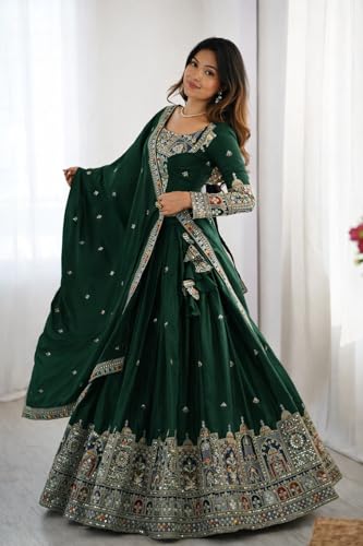 Image of Suppar Sleave Women's Embroidered Anarkali Gown with Dupatta | Traditional Ethnic Wear for Wedding Occasions
