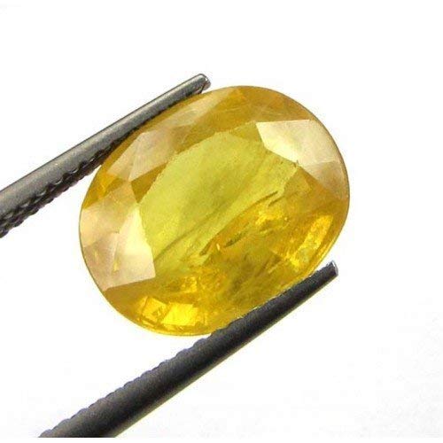 10.25 Ratti Unheated Untreated Ceylon Quality Yellow Sapphire Pukhraj Stone Original Certified Natural Gemstone AAA+ Quality-image-3