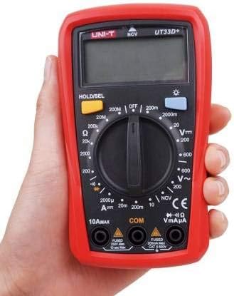 UNI-T UT33D+ Digital Palm Multimeter with NCV & 2m Drop Tested