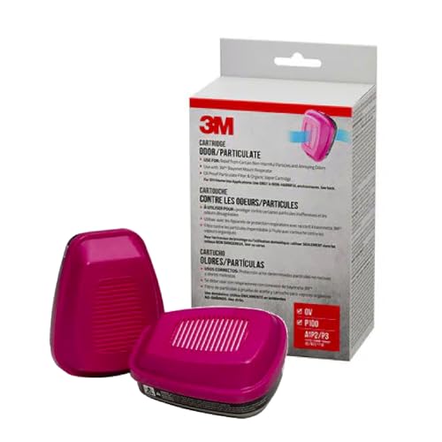 3M Replacement Cartridges, Household Multi-Purpose Respirator