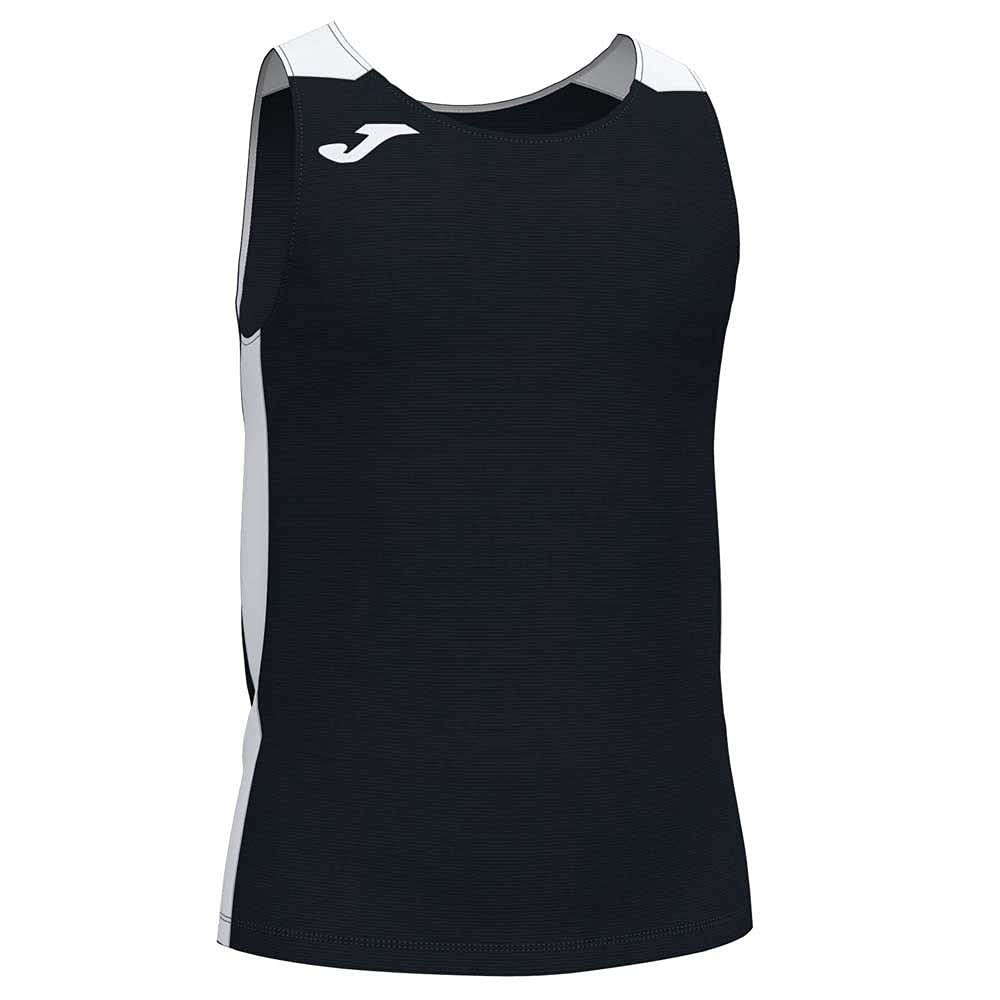 Joma Record II Men's T-Shirt Black White