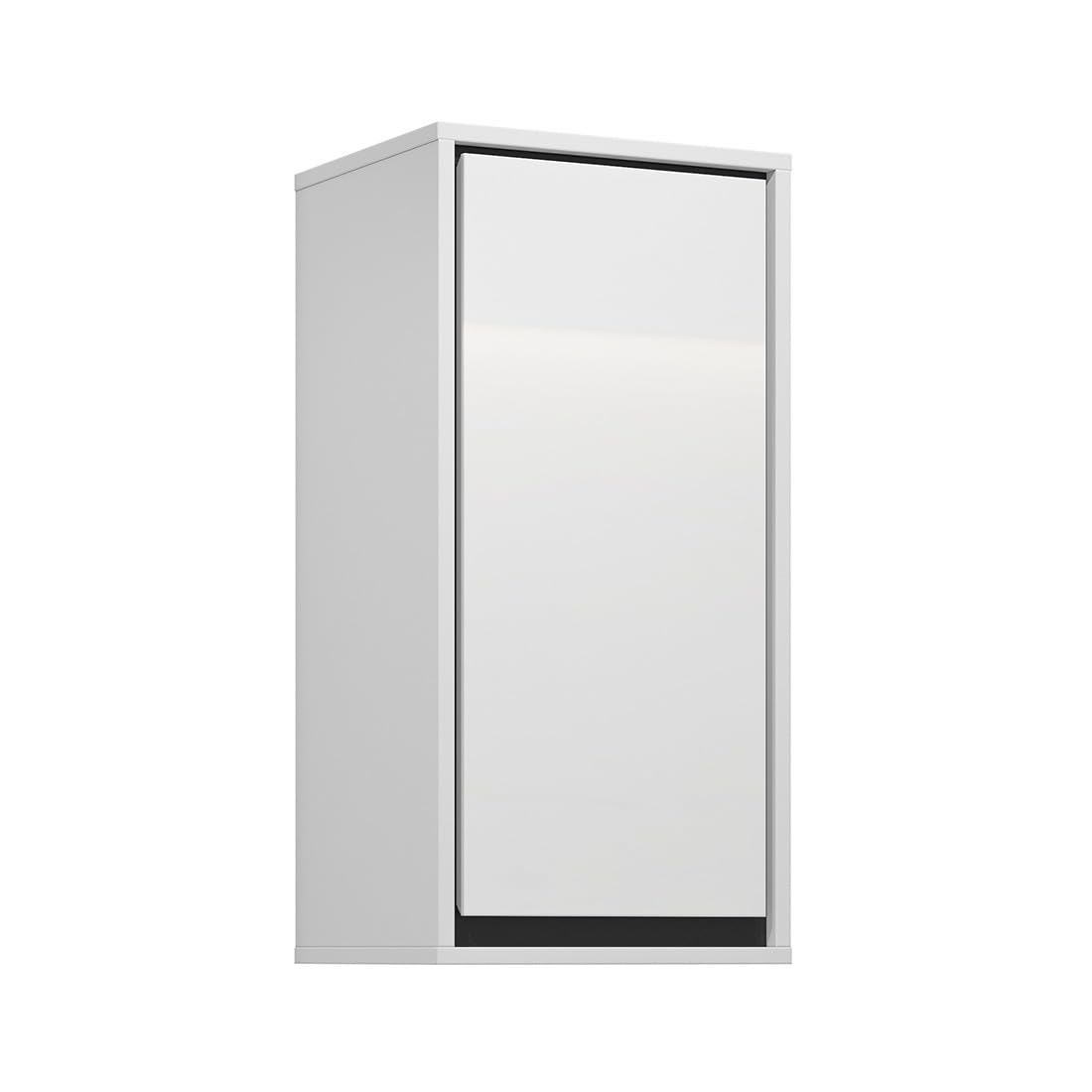 Mueble Colgante de baño colección Gobi en Colores Blanco y Negro.