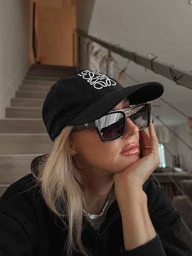 VISOONE Oversized Square Flat Top Sunglasses Women Men Retro Trendy Fashion Accessories UV400 Protection Shades Alba2