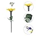 Uonlytech Powered Rojo Hummingbird Sunflower Decoration Simulation Design Flying Solar