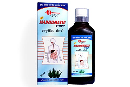 MADHUMATIE SYRUP For Diabetes (Power Of 16 Herbs) 100% Ayurvedic