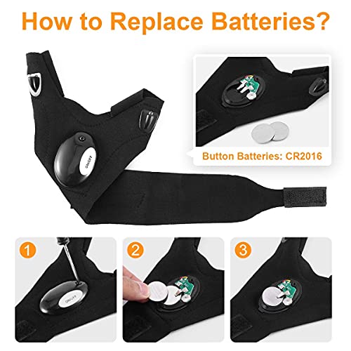 Father’s Day Gifts From Wife Daughter Son, Led Flashlight Gloves, Gifts For Men Dad Grandpa Birthday, Cool Gadgets Waterproof Hands-Free Lights For Car Repairing, Night Fishing, Running, Camping #TOP6