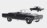  Plymouth Belvedere GTX Convertible, schwarz, 1967, Modellauto, Fertigmodell, Greenlight 1:18