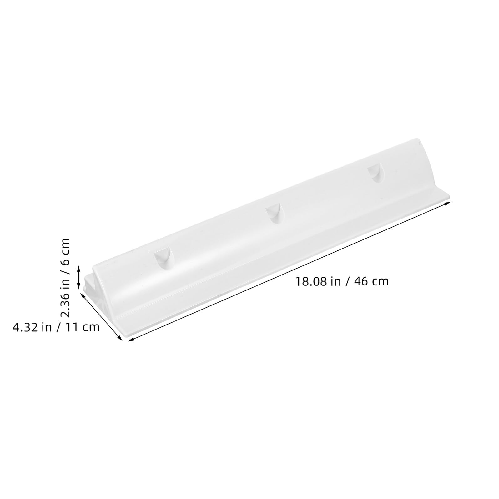 HEMOTON 2 Szt. Białe Uchwyty Montażowe Do Paneli Słonecznych Mocne Abs Odporne Warunki Atmosferyczne Do Kamperów Łodzi i Przyczep Montaż Dachowy Solar Panel Bracket
