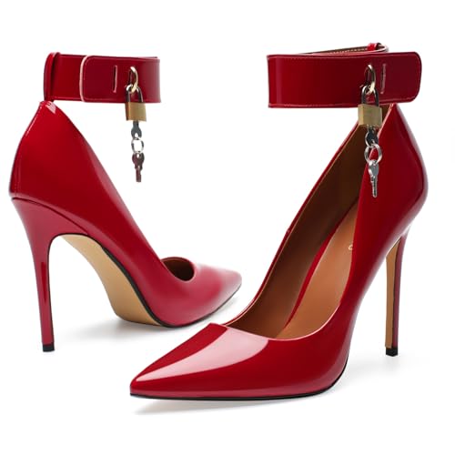 Image of Unisex High Heels for Men and Women 4.7 Inch Stiletto Heels | Pointed Toe Pumps Sexy Dress Party Shoes