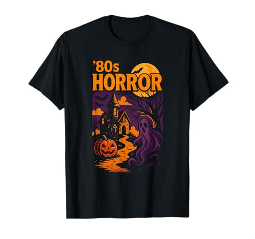 Escena Retro de Terror de los Ochenta Camiseta