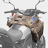 Suyeah ATV Tank Bag, Motorcycle Saddle bags With Phone Bag, Storage Saddle Bag for Snowmobile, UTV Waterproof Cargo Pocket, Storage Pack with Water Pocket