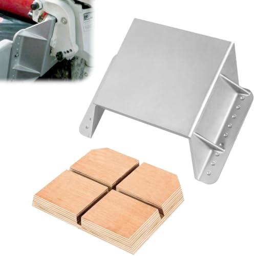 Placa de gato MJ-1-DP de 4 pulgadas para pescar en zonas llanas con fueraborda de 35 HP