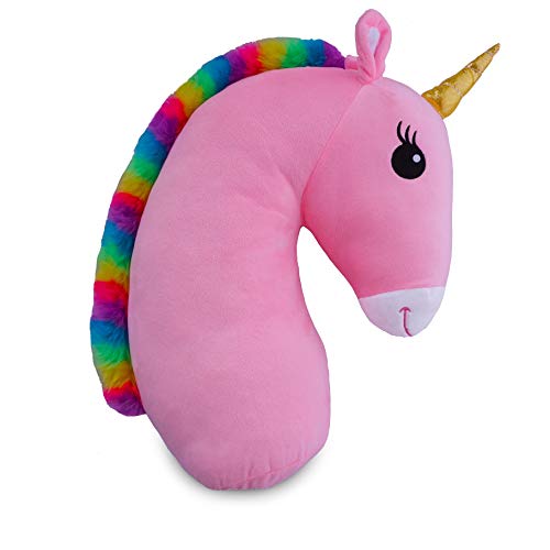 Travel Pets Unicorn Seat Belt Pillow (Pink)