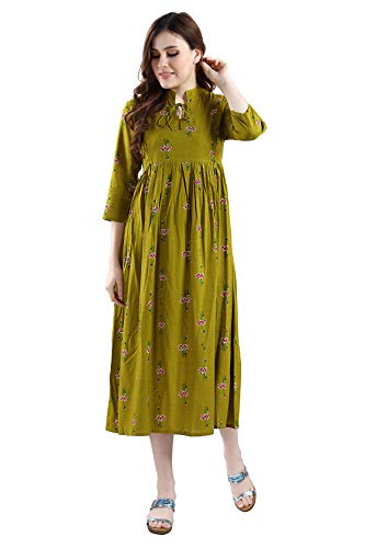 Image of AV2 Women's Rayon Relaxed Fit A Line Maternity Wear