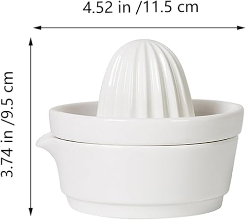 Miniatura 2 de Cabilock Limón portátil de cerámica del exprimidor manual de la fruta del exprimidor manual simple de la estructura fácil de usar conveniente