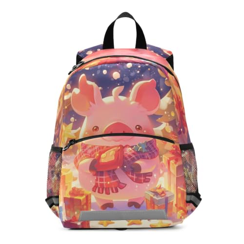 Sac à dos cochon rose maternelle cartable enfants 3-8 ans léger et ergonomique
