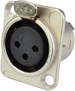 XLR Panel Socket Female 3 Pin