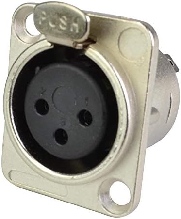 XLR Panel Socket Female 3 Pin