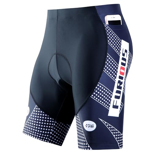Pantalones ciclismo cortos con almohadilla 3D M-L miniatura 1