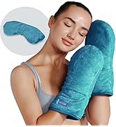 REVIX Microwavable Heated Mittens for Hand and Finger, Reusable Hand Warmers for Stiff Joints, Tr...