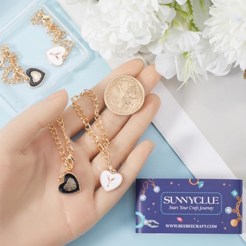 SUNNYCLUE 1 Box 4Pcs Cup Handle Charms Letter Charm Accessories Enamel Cup Charms Letter Cup Charms Set Cup Charm Chains Letters Y Water Cup Charms for Cups Keychain Tumbler Handle Decoration - Image 3