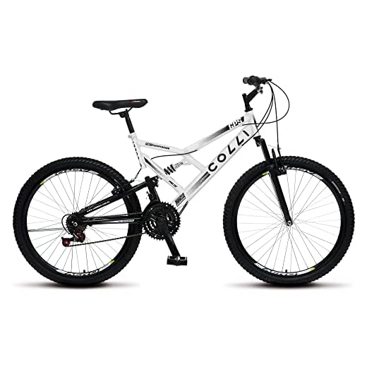 Colli Bike, Bicicleta GPS 148 Dupla Suspensão e Freios V-Brake, Aro 26 Aero, 36 Raias, 21 Marchas