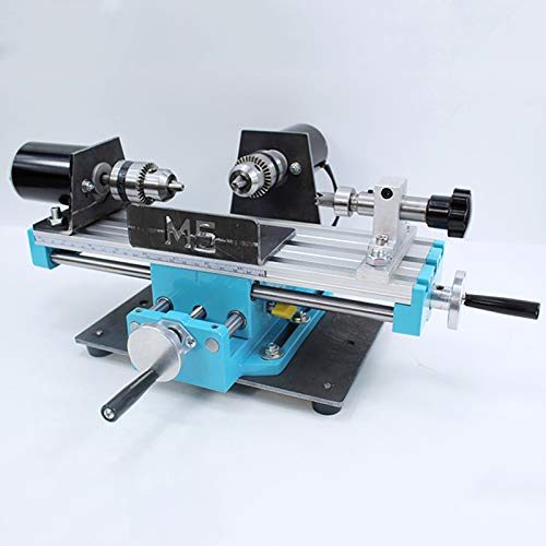 Torno de carpintería para proyectos de bricolaje, fabricante de modelos de madera de precisión, ideal para tornear y moler madera, máquina de manualidades de pulseras domésticas